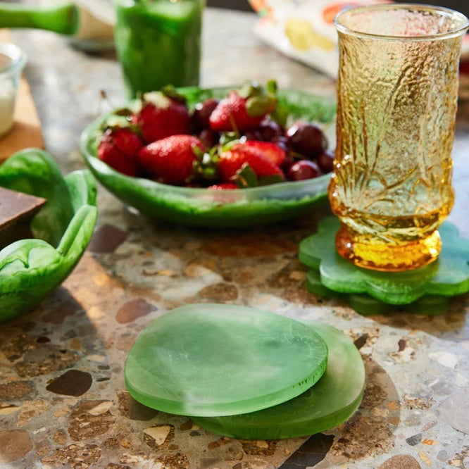 FENELLA COASTERS SET OF 2 - PERILLA-SAGE & CLARE