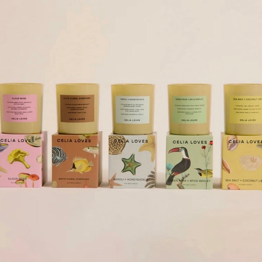 NEROLI & HONEYSUCKLE CANDLE -80 HR-CELIA LOVES
