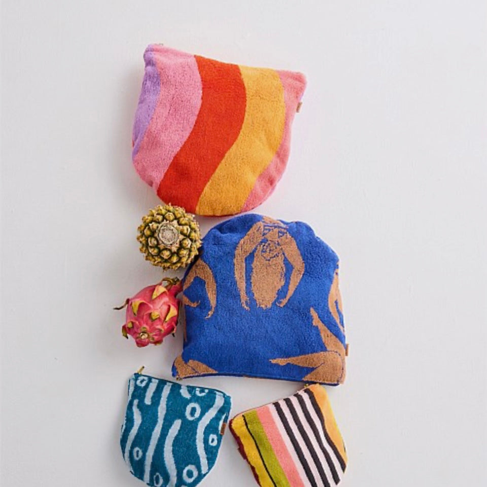 Surfs up Terry Beach Carry All Pouch - Kip & Co