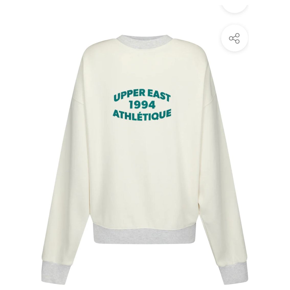 ATHLETIQUE SWEATSHIRT -COCONUT