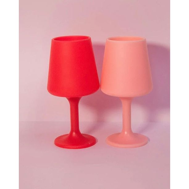 Cherry + Blush | Swepp | Silicone Unbreakable Wine Glasses