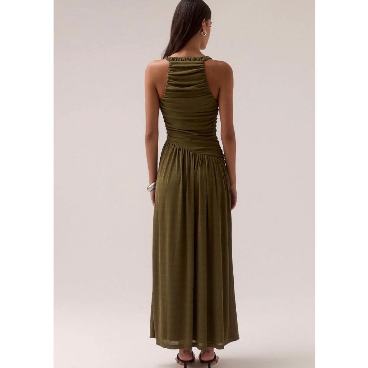 RUA DRESS-OLIVE