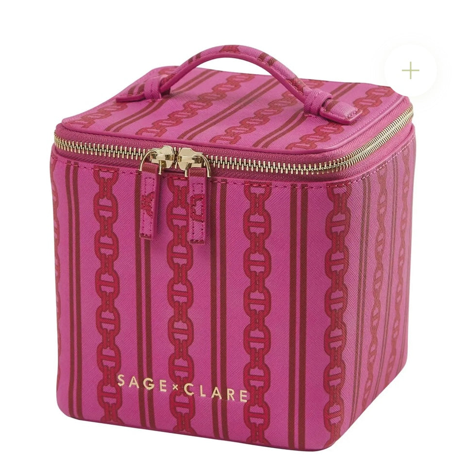 Acadia Cosmetic Case - Fuchsia