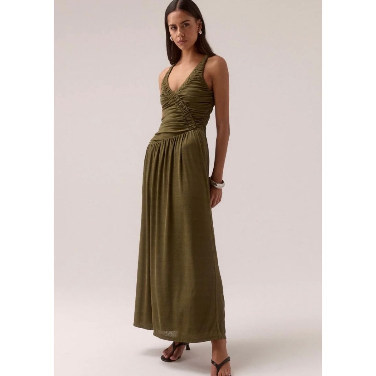RUA DRESS-OLIVE