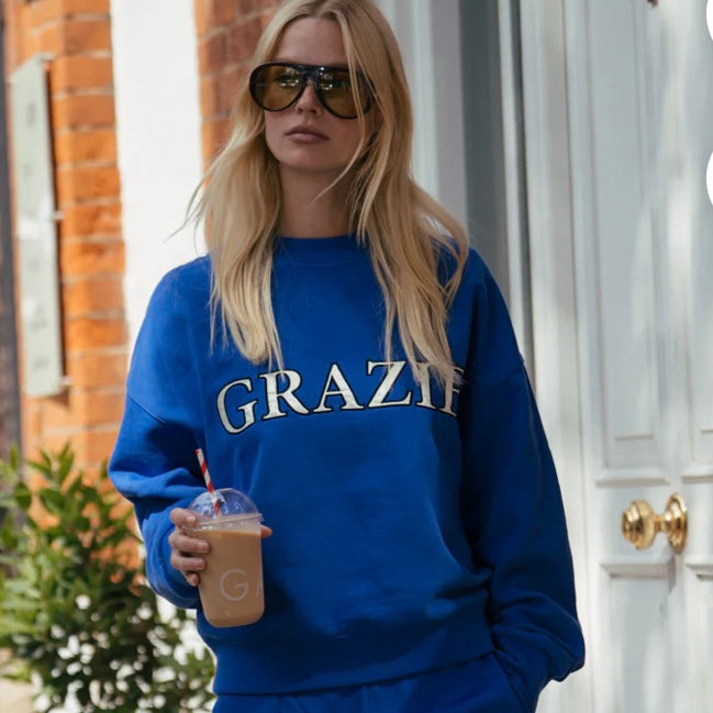 GRAZIE SWEATSHIRT -ULTRAMARINE
