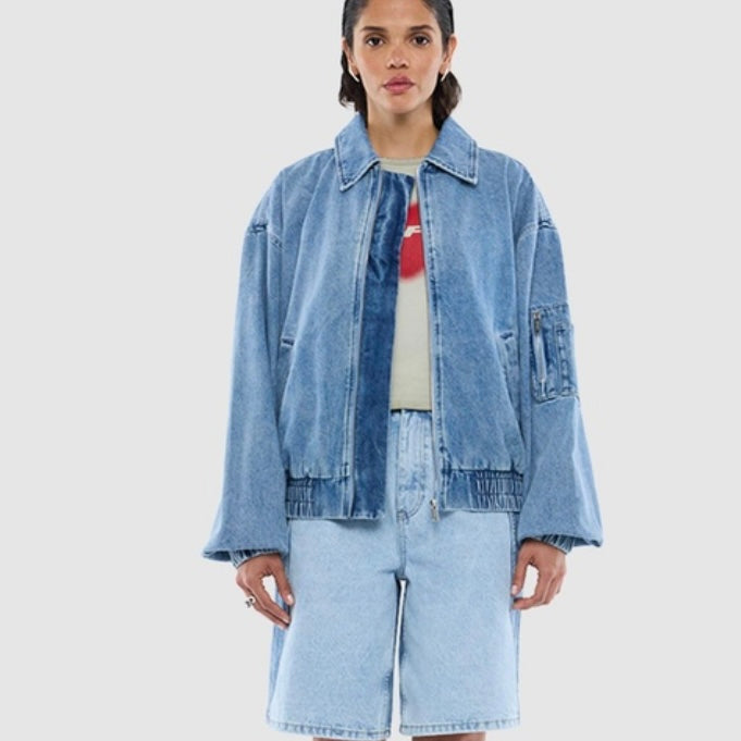 Ena Pelly- Harlow Denim Bomber