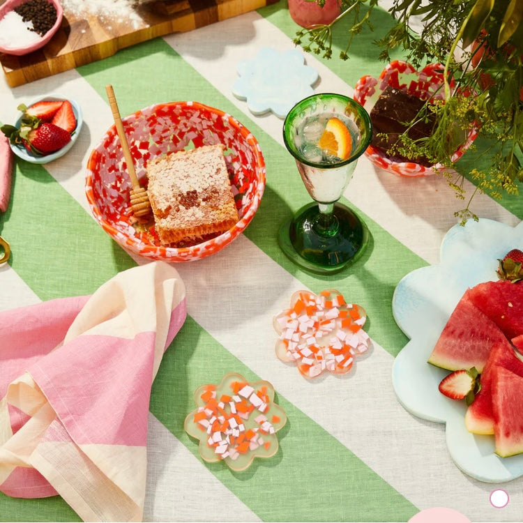 CECILIA COASTERS SET OF 2 - CONFETTI TERRAZZO