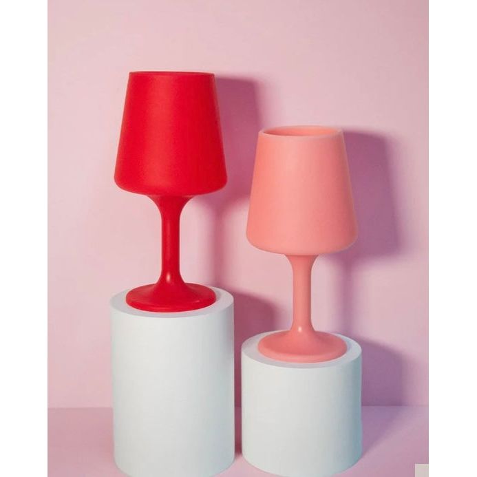 Cherry + Blush | Swepp | Silicone Unbreakable Wine Glasses
