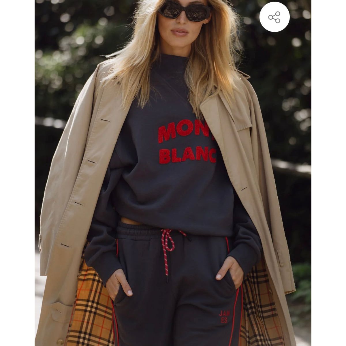 MONT BLANC SWEATSHIRT-NOIR