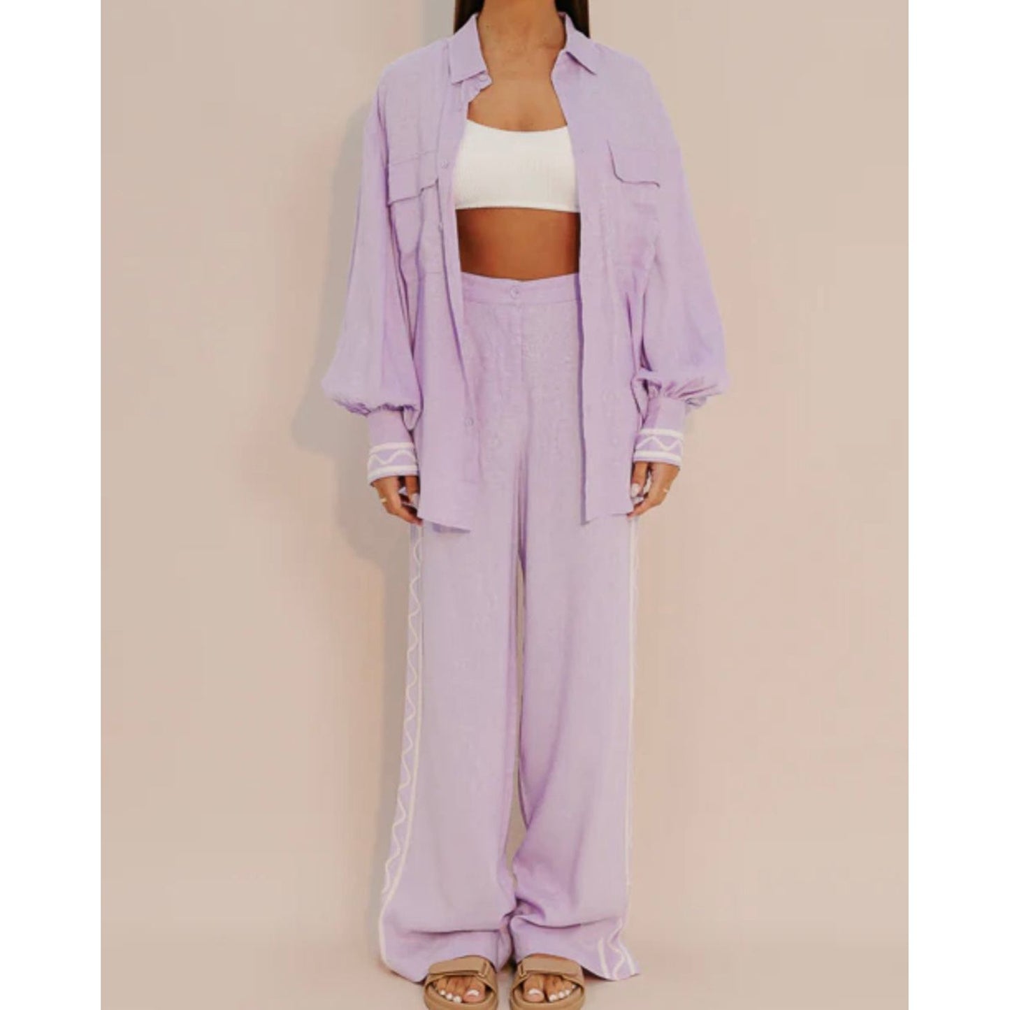 Sparrow Shirt - Lilac