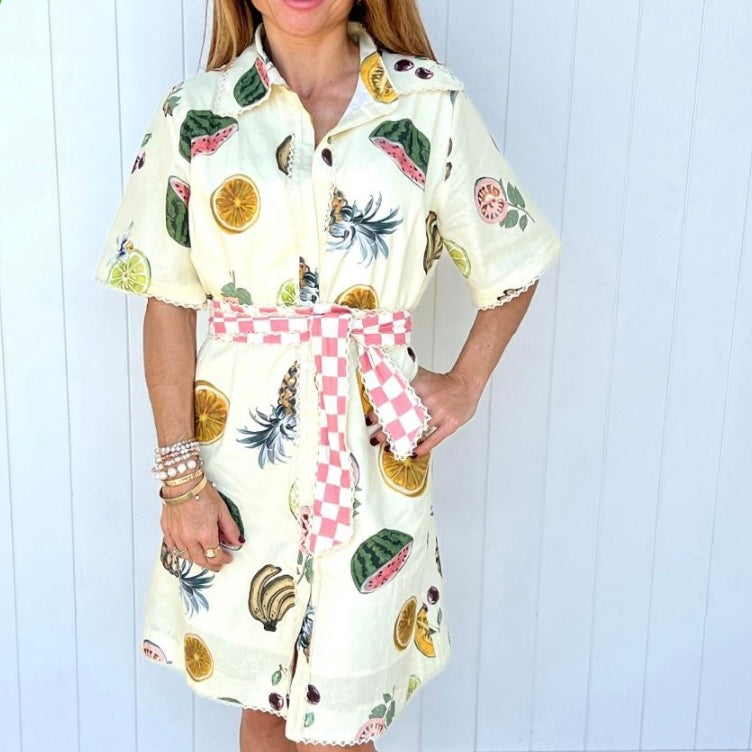 Adele Dress -Pina Colada