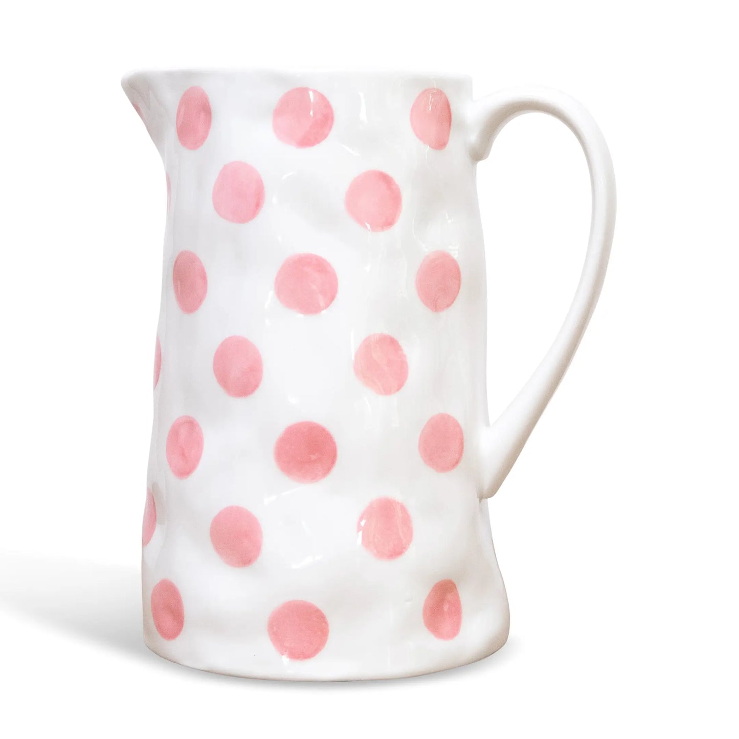 Ceramic Medium Jug | Pink Spots