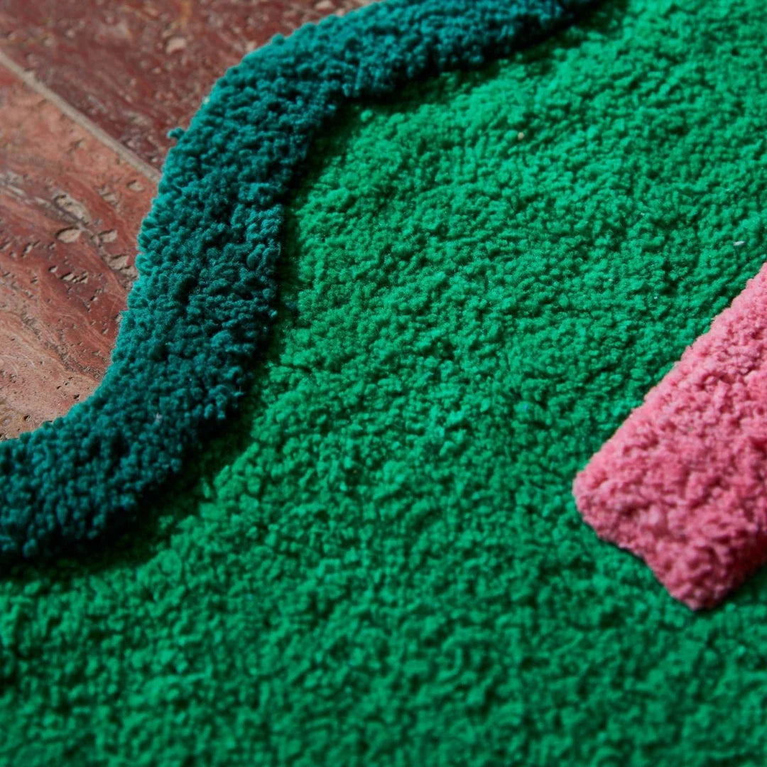 Amalie Nudie Rudie Bath Mat - Spring Green - Sage & Clare