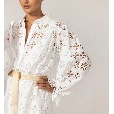 Sloane Midi Dress Dress - Miss June - White