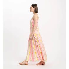 Perla Dress-Miss June -Neon & Gold Lurex