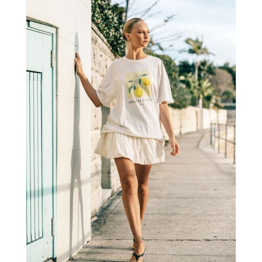 Amalfi tee - White