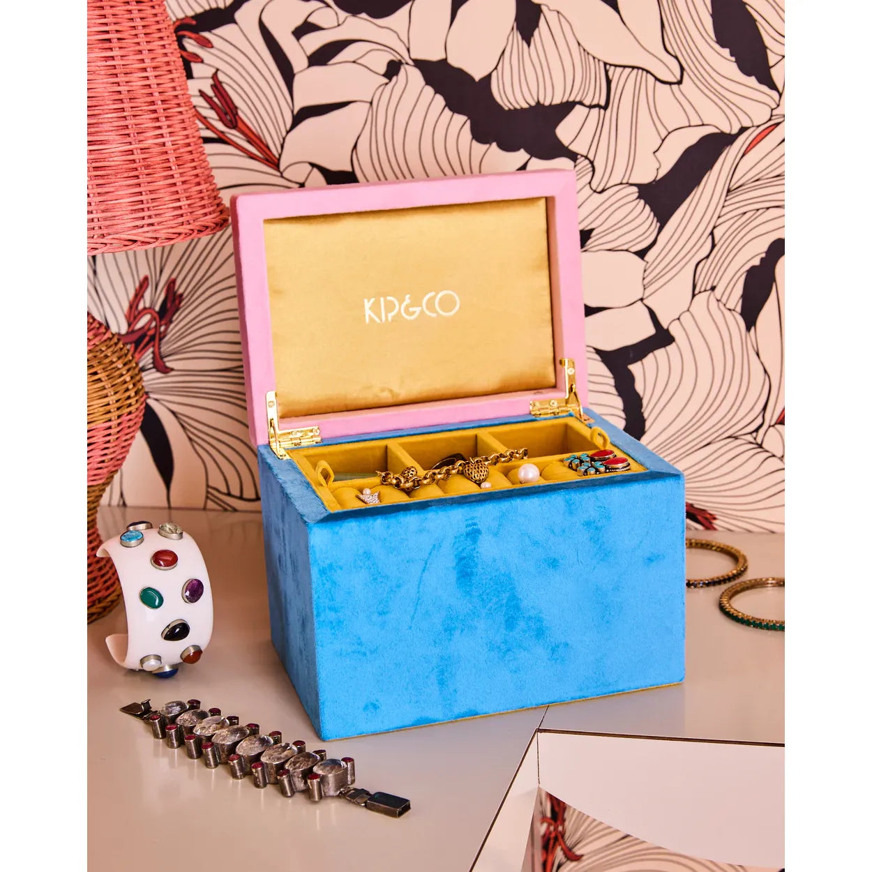 Kip & Co -Precious Jewellery Velvet Box Large