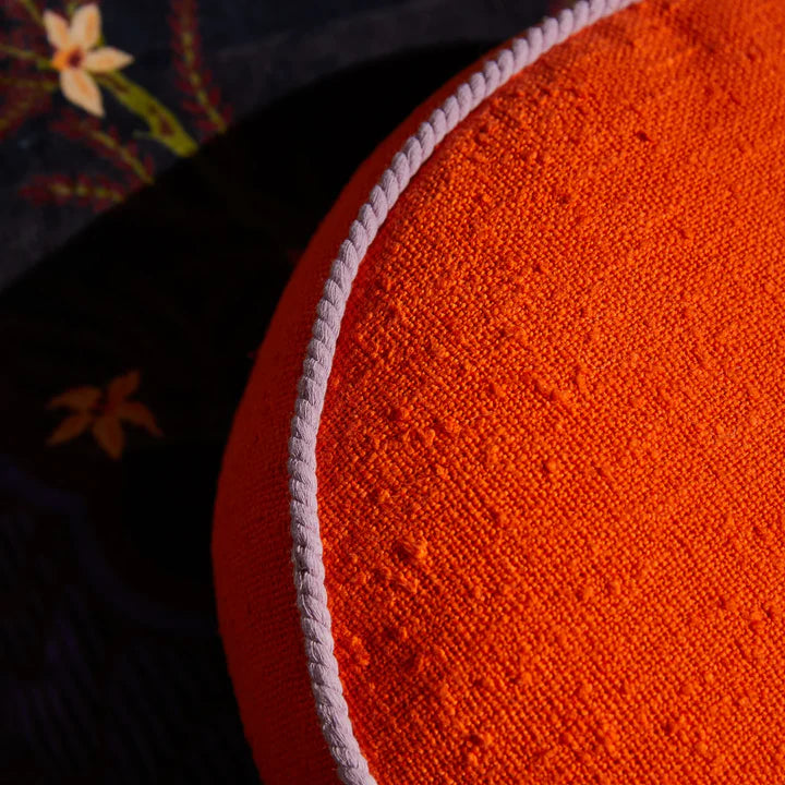 Sage x Clare Dana Round Cushion - Orangerie