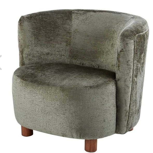 ANDI CRUSHED VELVET ARMCHAIR -SAGE- PRE ORDER
