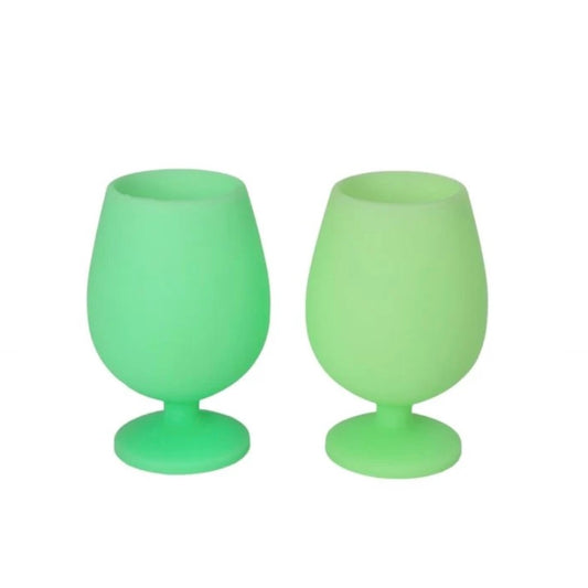 Gerbera + Leaf | Stemm | Silicone Unbreakable Wine Glasses