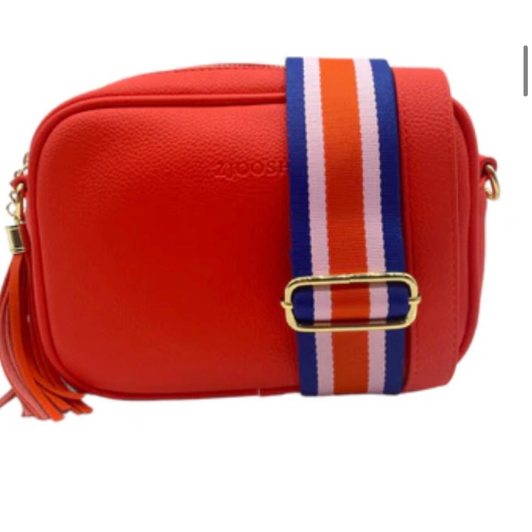 Harry Cross Body Bag-Fire Engine Red
