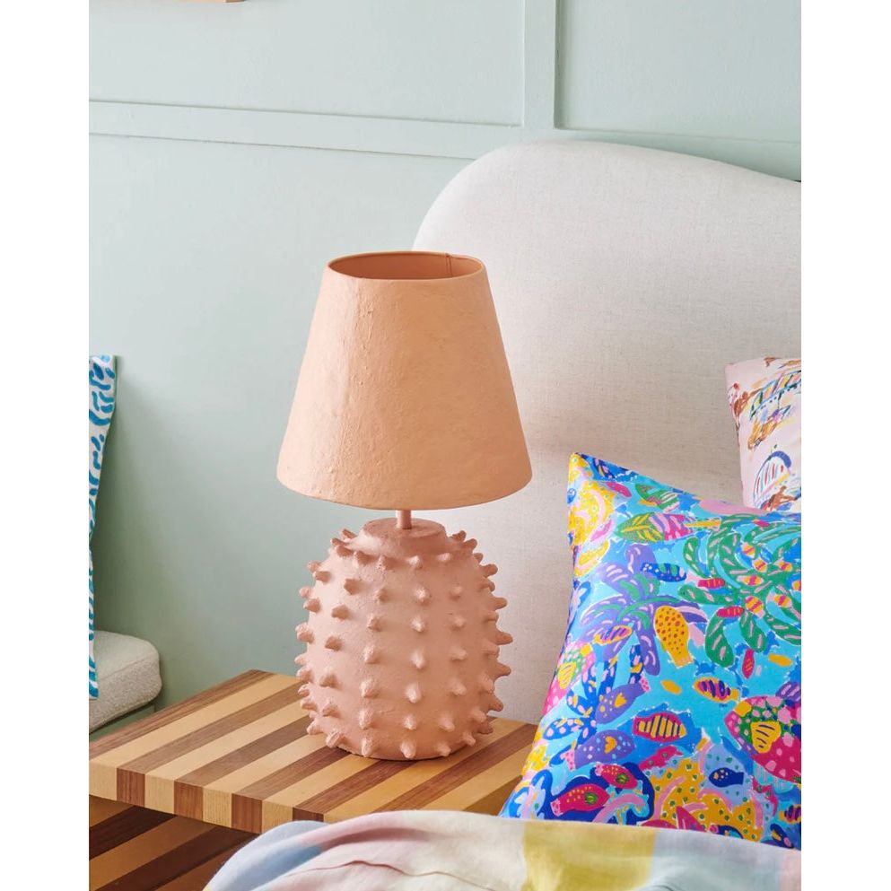 RAMBUTAN PAPER MACHE LAMP