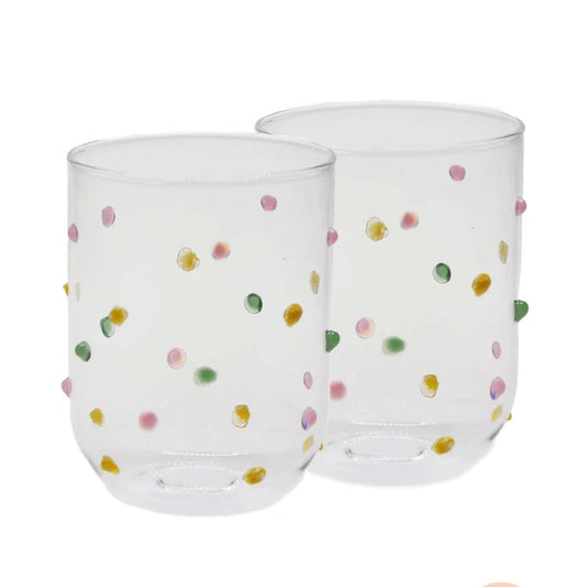 SMARTIE PARTIE SHORT TUMBLER GLASS 2P SET