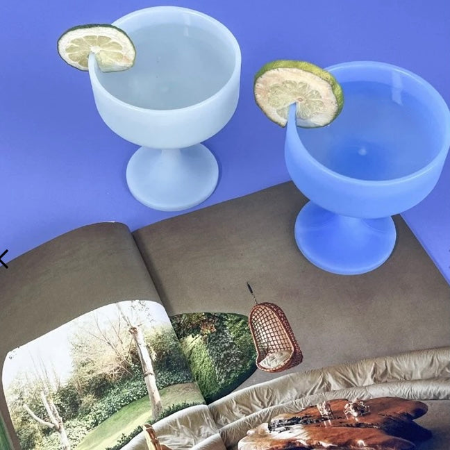 MECC-UNBREAKABLE SILICONE COCKTAIL COUPES-SKY & KINGFISHER