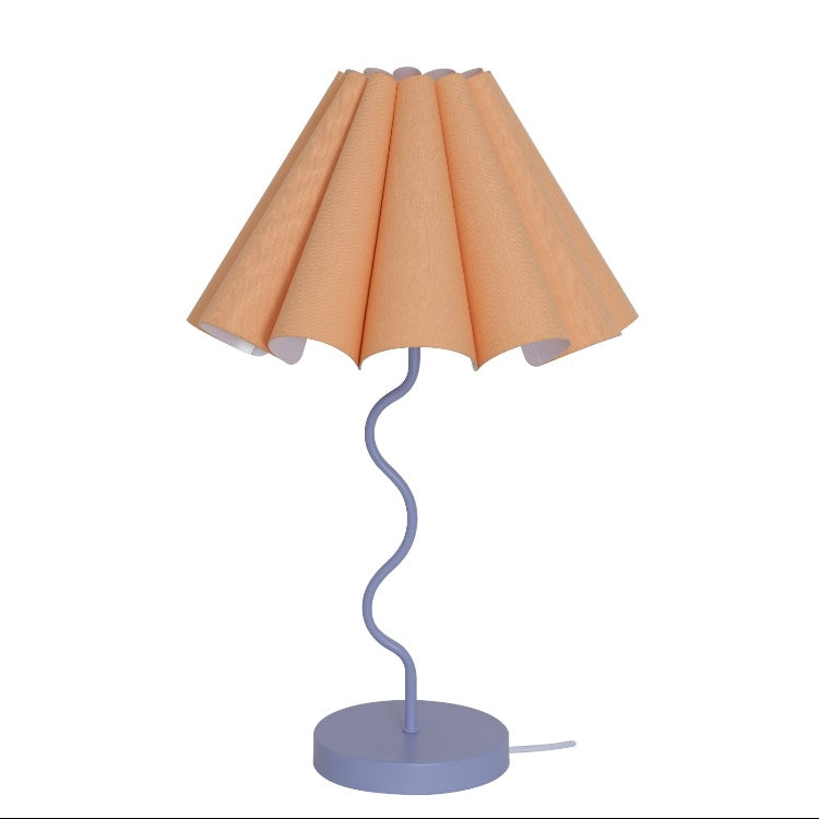 Cora Table Lamp - Tropical Peach / Purple
