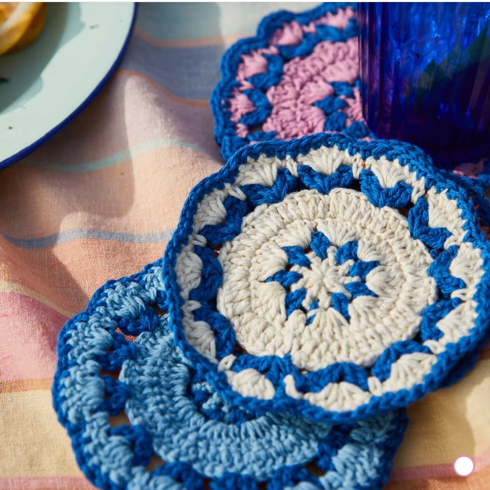 ADITI CROCHET COASTER SET