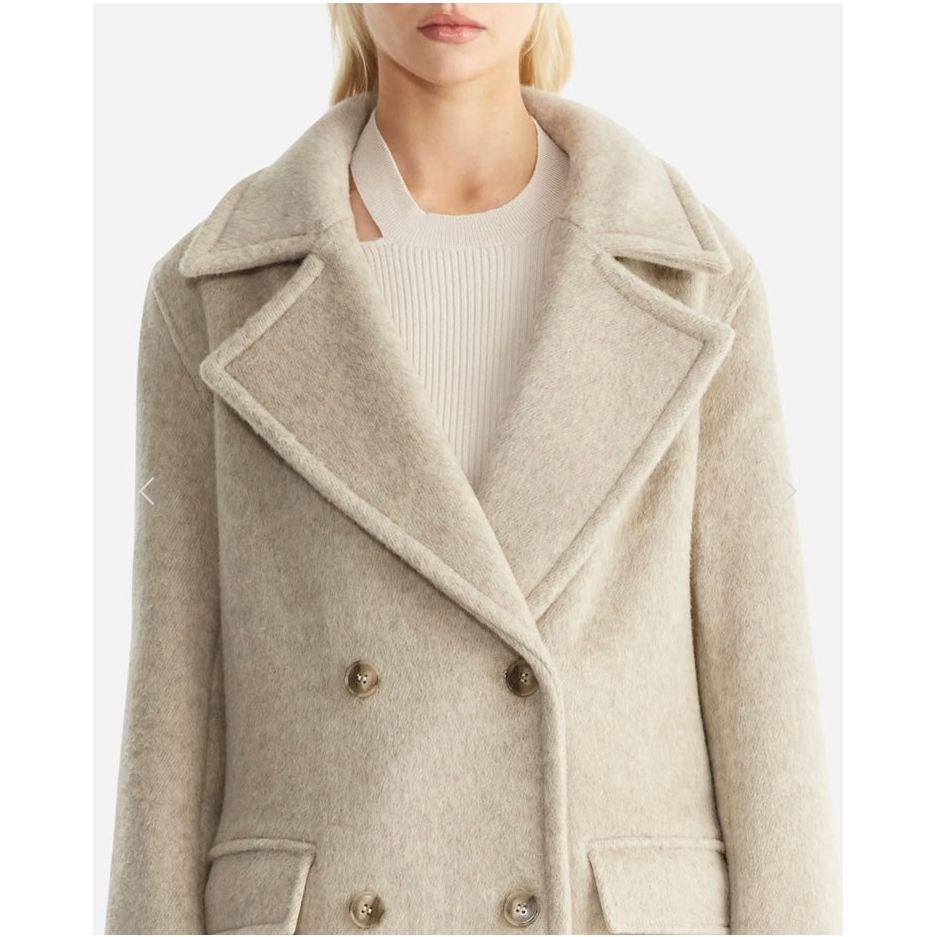 ENA PELLY- LANA WOOL COAT- BIRCH