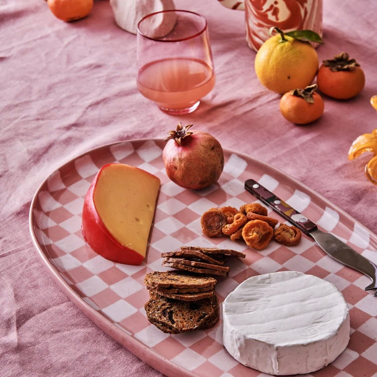 CHECKERED PLATTER-KIP & CO