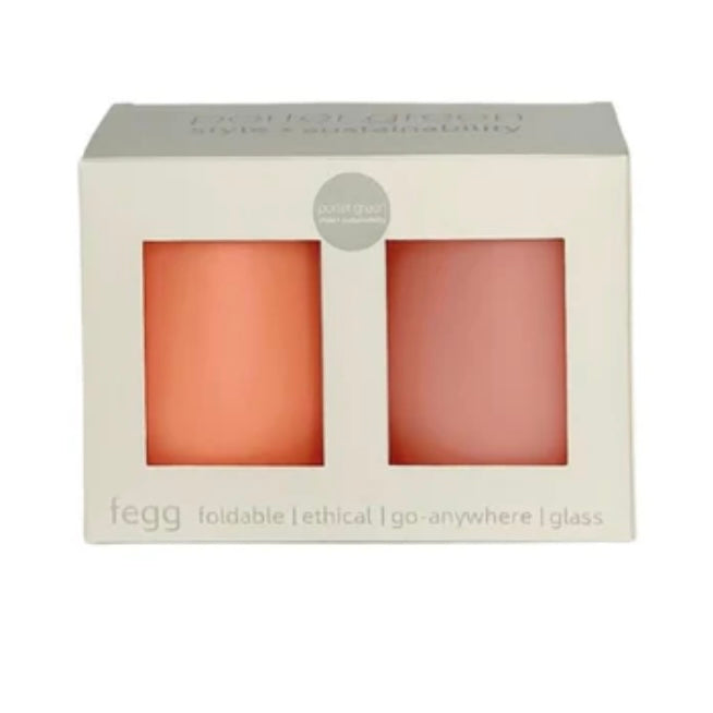 Peach + Petal | Fegg | Silicone Unbreakable Glasses