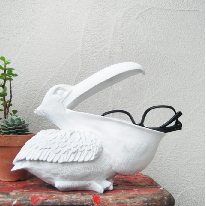 Pablo the Pelican Bowl - White