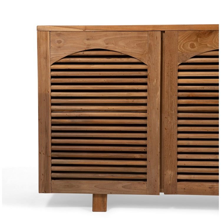 Teak Slat Sideboard/Buffet