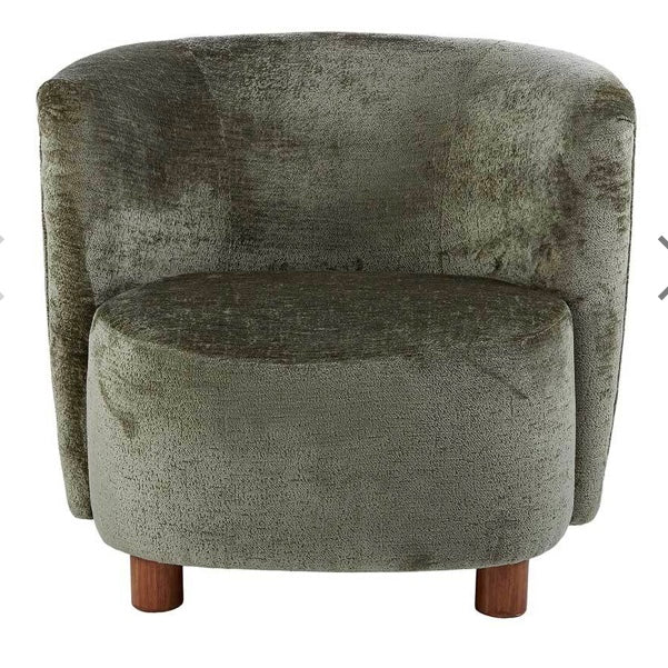 ANDI CRUSHED VELVET ARMCHAIR -SAGE- PRE ORDER