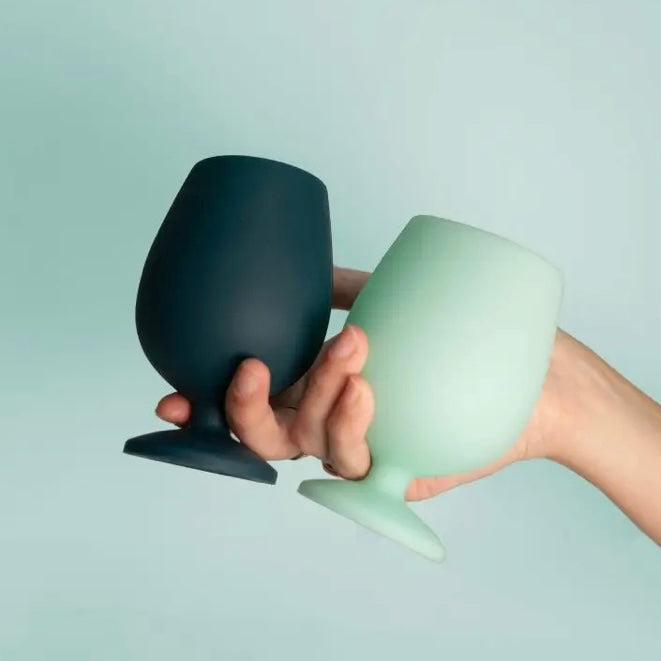 Mist + Ink | Stemm | Silicone Unbreakable Wine Glasses