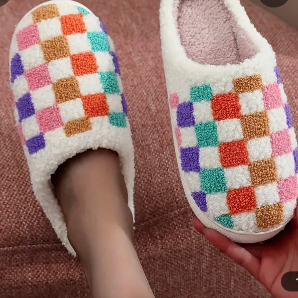 Checkmate Slippers -Multi