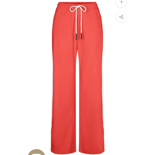 TERRY TRACKSIDE PANT -CORAL