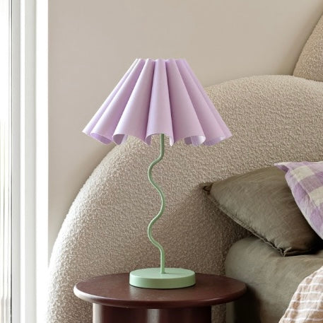Cora Table Lamp - Lilac / Pastel Green