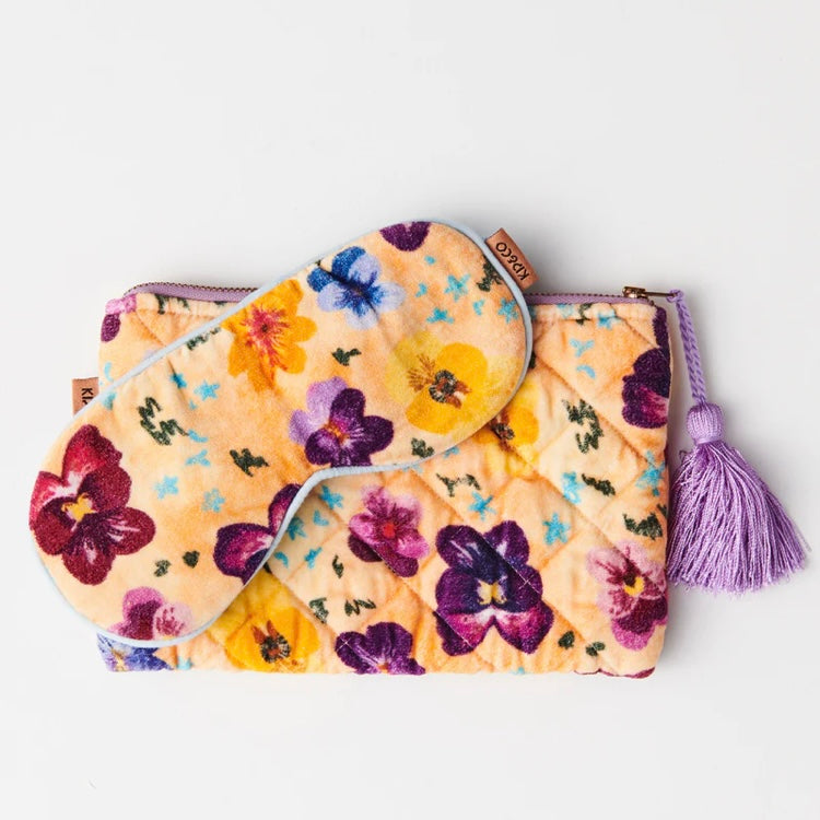 PANSY VELVET EYE MASK-KUP & CO