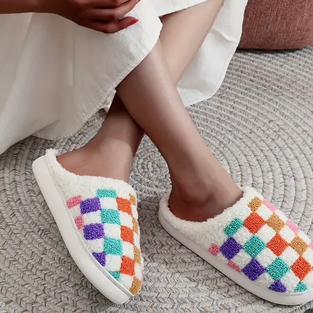 Checkmate Slippers -Multi