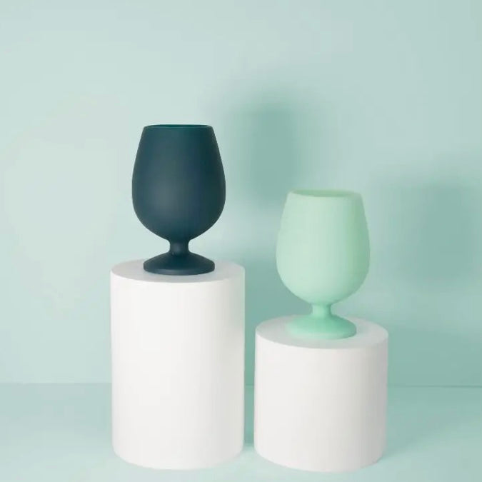 Mist + Ink | Stemm | Silicone Unbreakable Wine Glasses