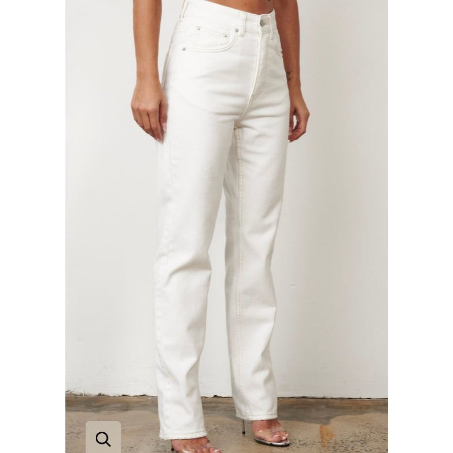 BAYSE BRAND - TYLER DENIM - GEISHA WHITE