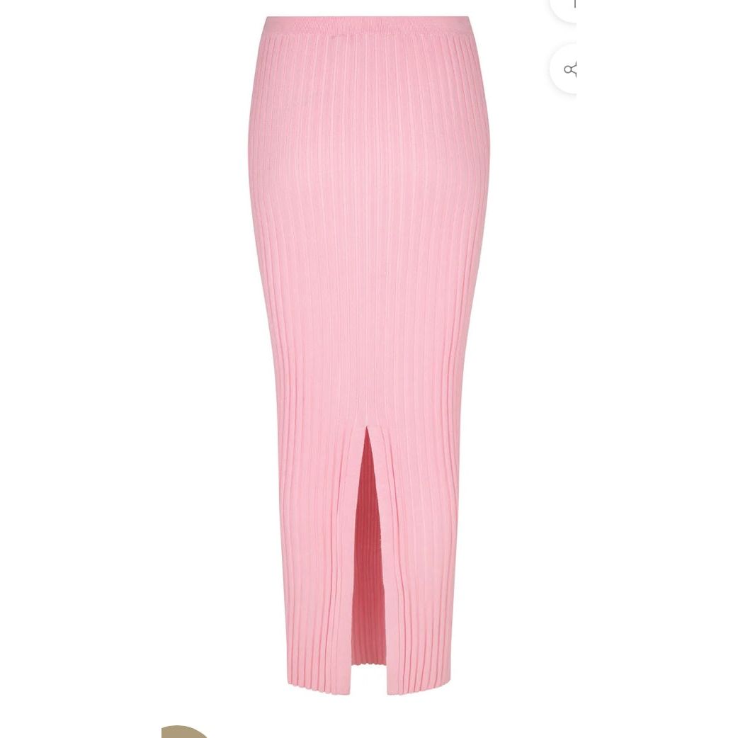 MOON RISE KNIT SKIRT-PEONY