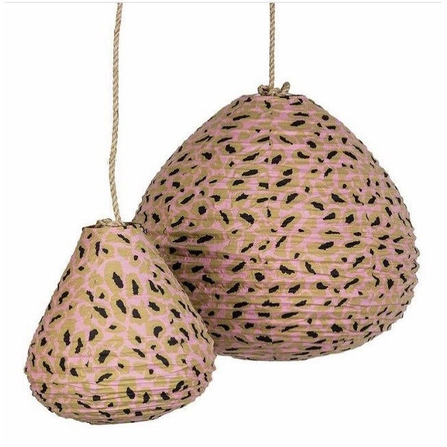 Tear Drop Leopard Lantern