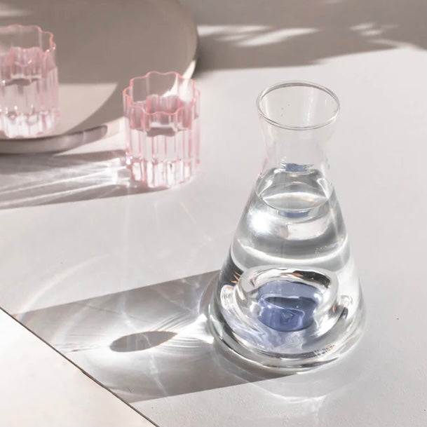 FAZEEK-VICE VERSA CARAFE - CLEAR + BLUE