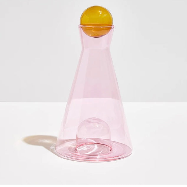VICE VERSA CARAFE - PINK + AMBER