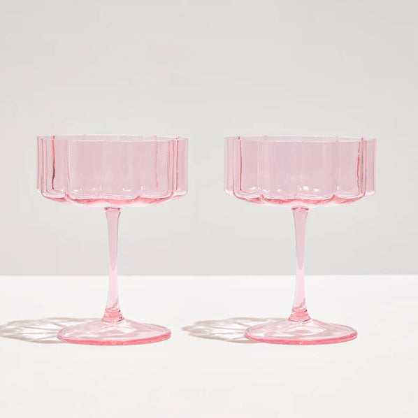 FAZEEK-TWO x WAVE COUPE GLASSES - PINK
