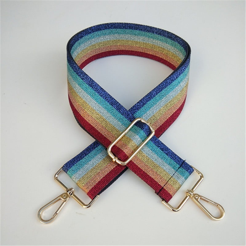 Metallic Rainbow Bag Strap